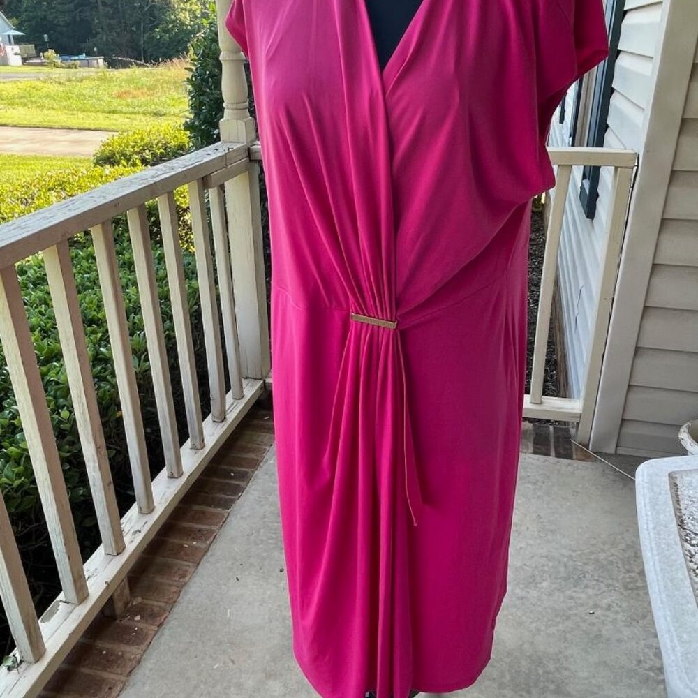 Michael Kors Electric Pink Dress Size XL - Picture 4 of 5